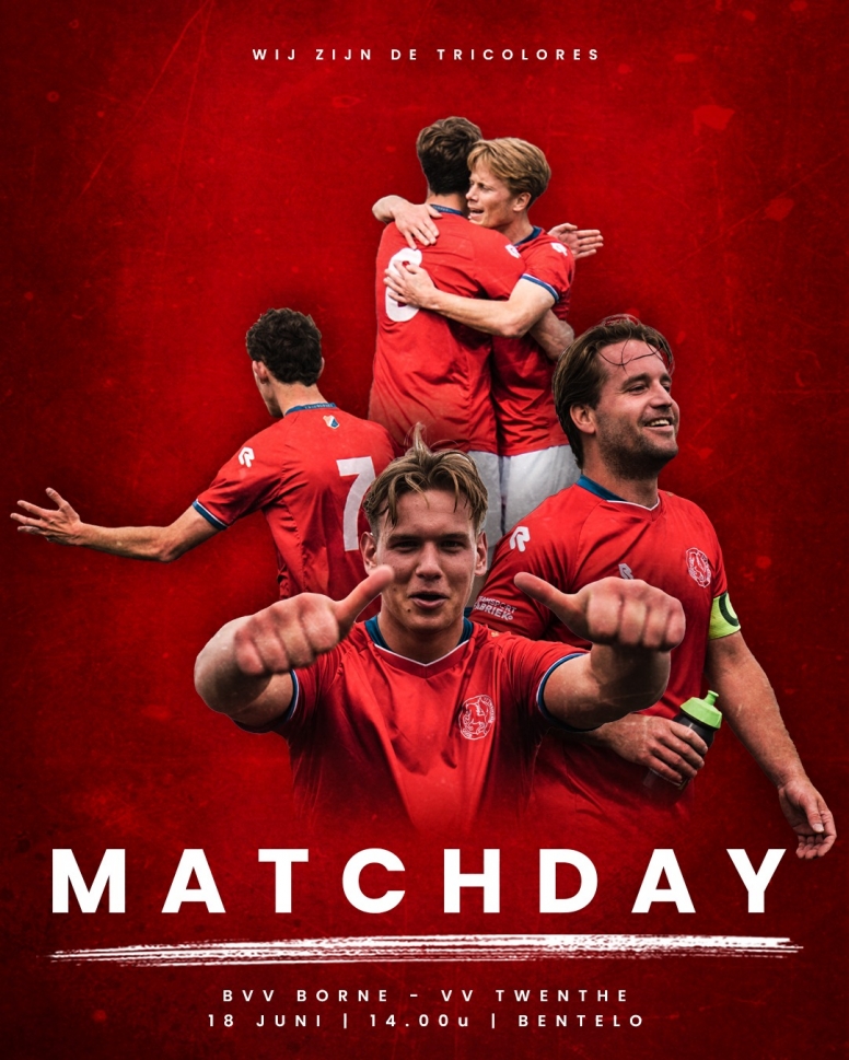 Matchday: BVV Borne - vv Twenthe