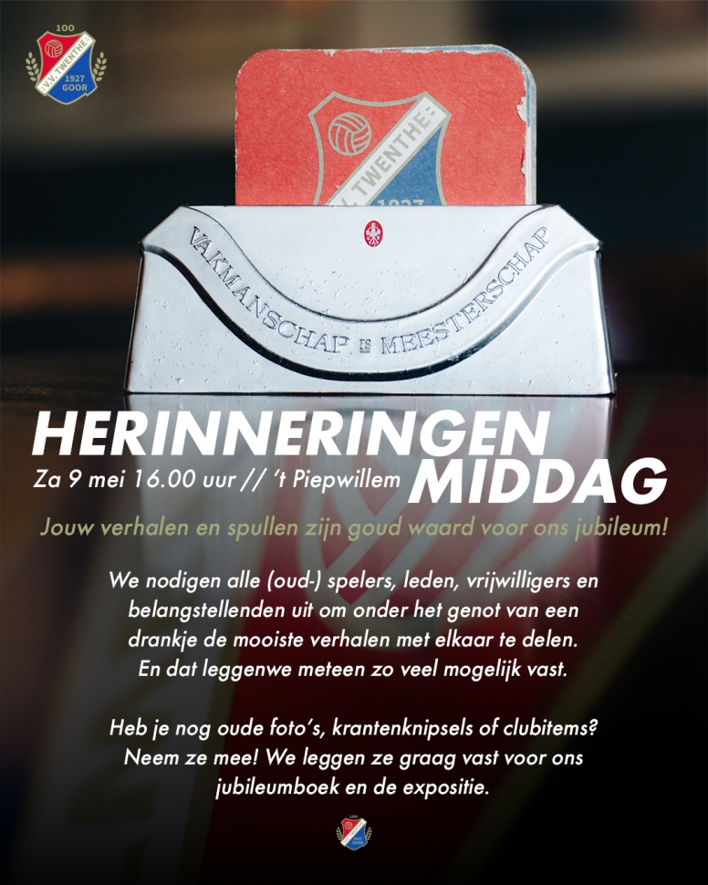 De middag van de mooie herinneringen!