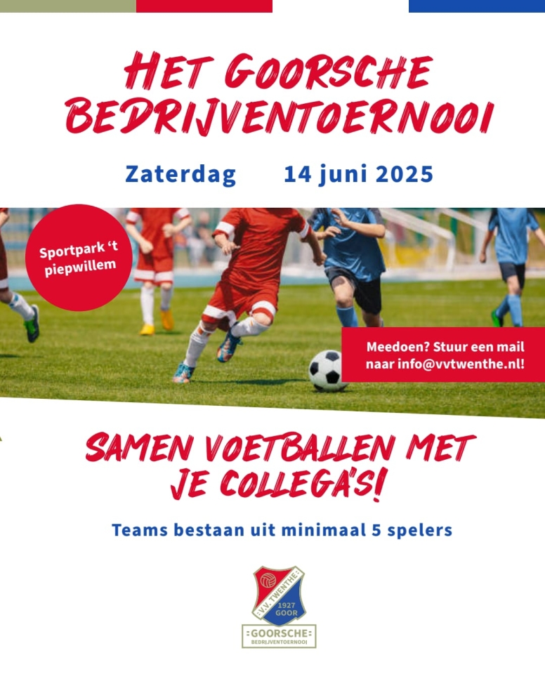 Goorsche Bedrijven Voetbaltoernooi | 14 juni 2025