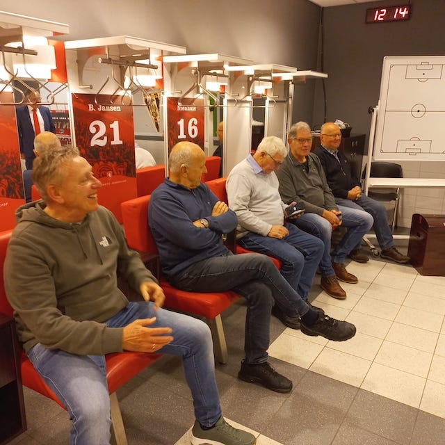 In de kleedkamer van FC Twente