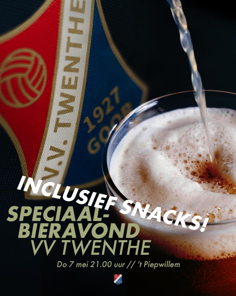 Jaarlijkse speciaalbieravond in de kantine! | 7 mei