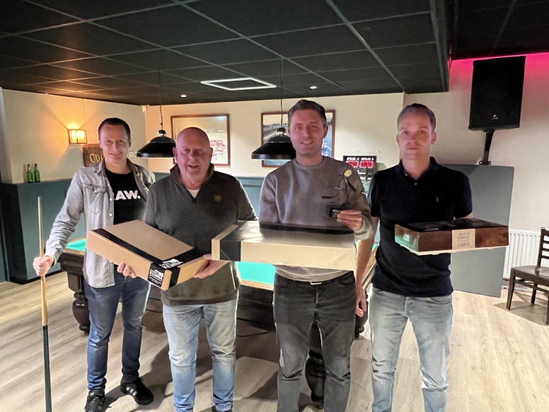 Koen Morsink winnaar biljarttoernooi