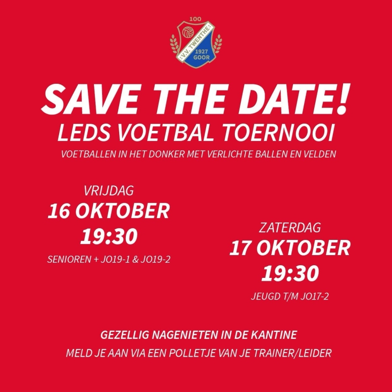 LEDS Voetbaltoernooi!