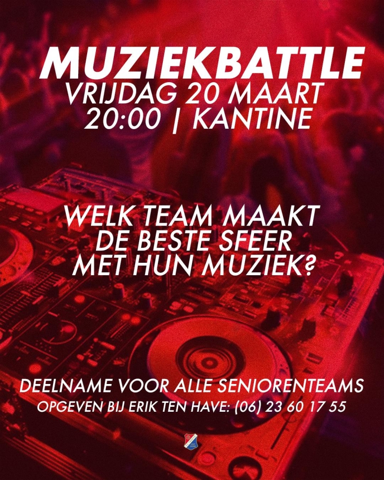 Muziekbattle in de kantine!