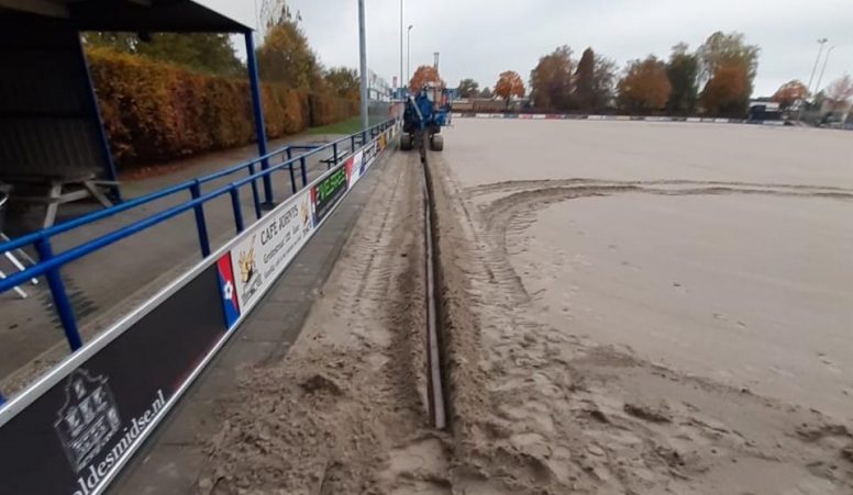 UPDATE | Renovatie hoofdveld vordert gestaag