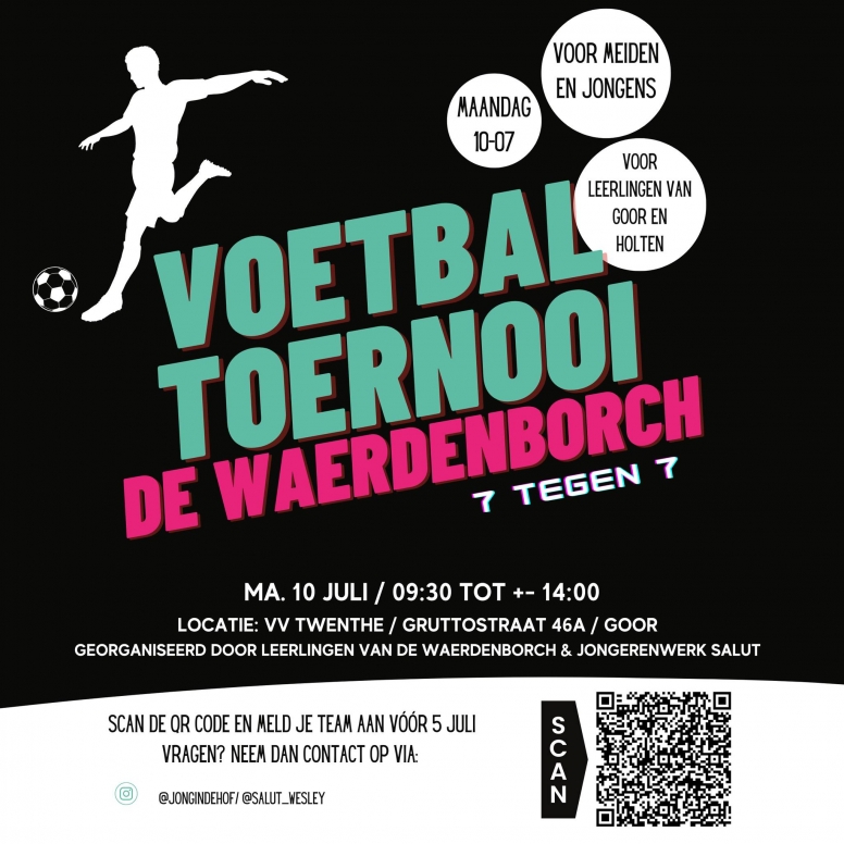 Waerdenborch-voetbaltoernooi bij v.v. Twenthe